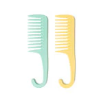 D.M.Merchandising Knot Today Detangling 2pck Shower Comb - Image 3