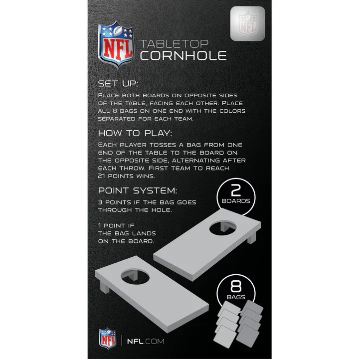 Dallas Cowboy Table Top Cornhole Game (DAC3600) - Image 2