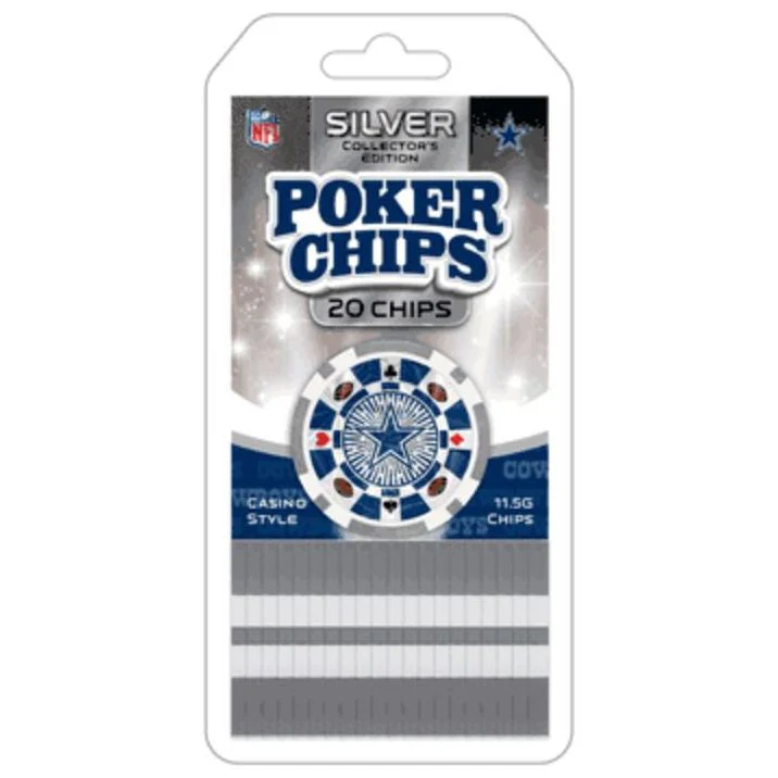 Dallas Cowboys 20 Piece Poker Chips Set (DAC3130) - Image 2