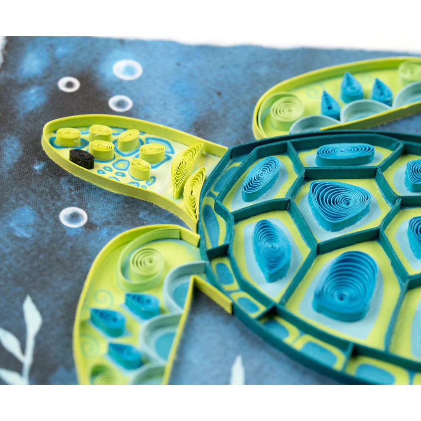 Decorative Sea Turtle Quilling Card (BL1427) - Image 2