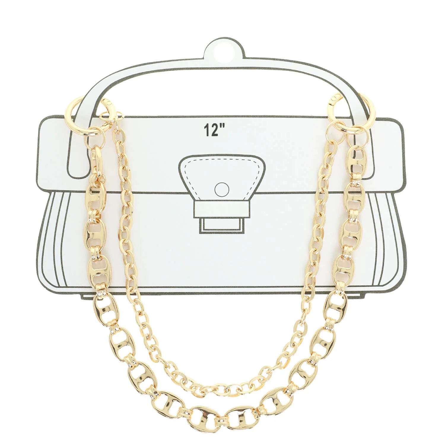 Dual-Strand Pop-Top Bag Chain - Image 2