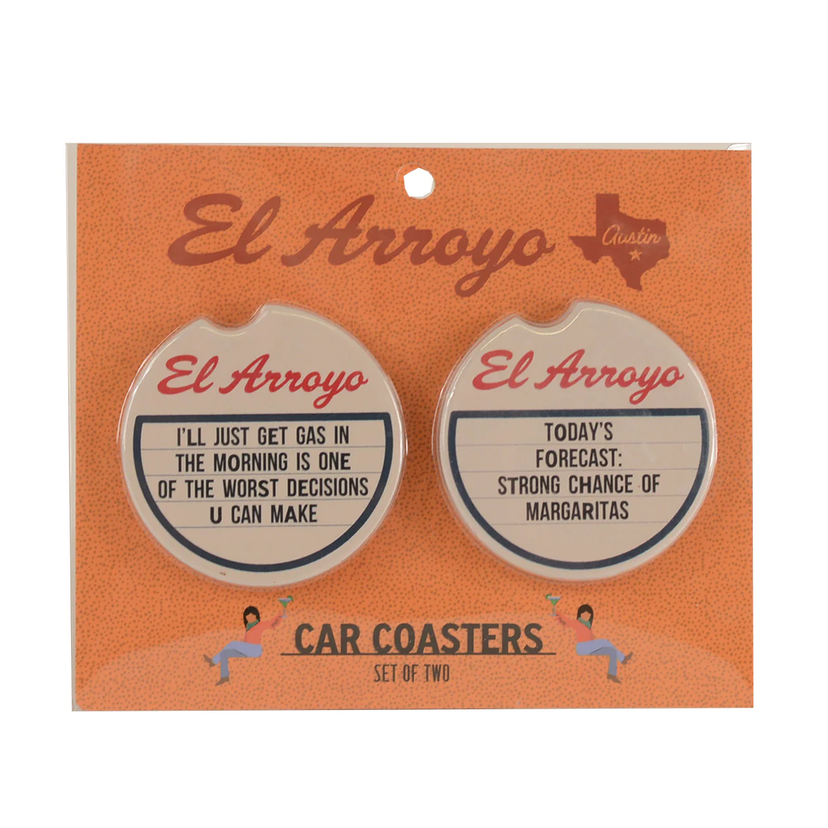 El Arroyo Car Coasters (Set of 2) (Multiple Styles) - Image 3