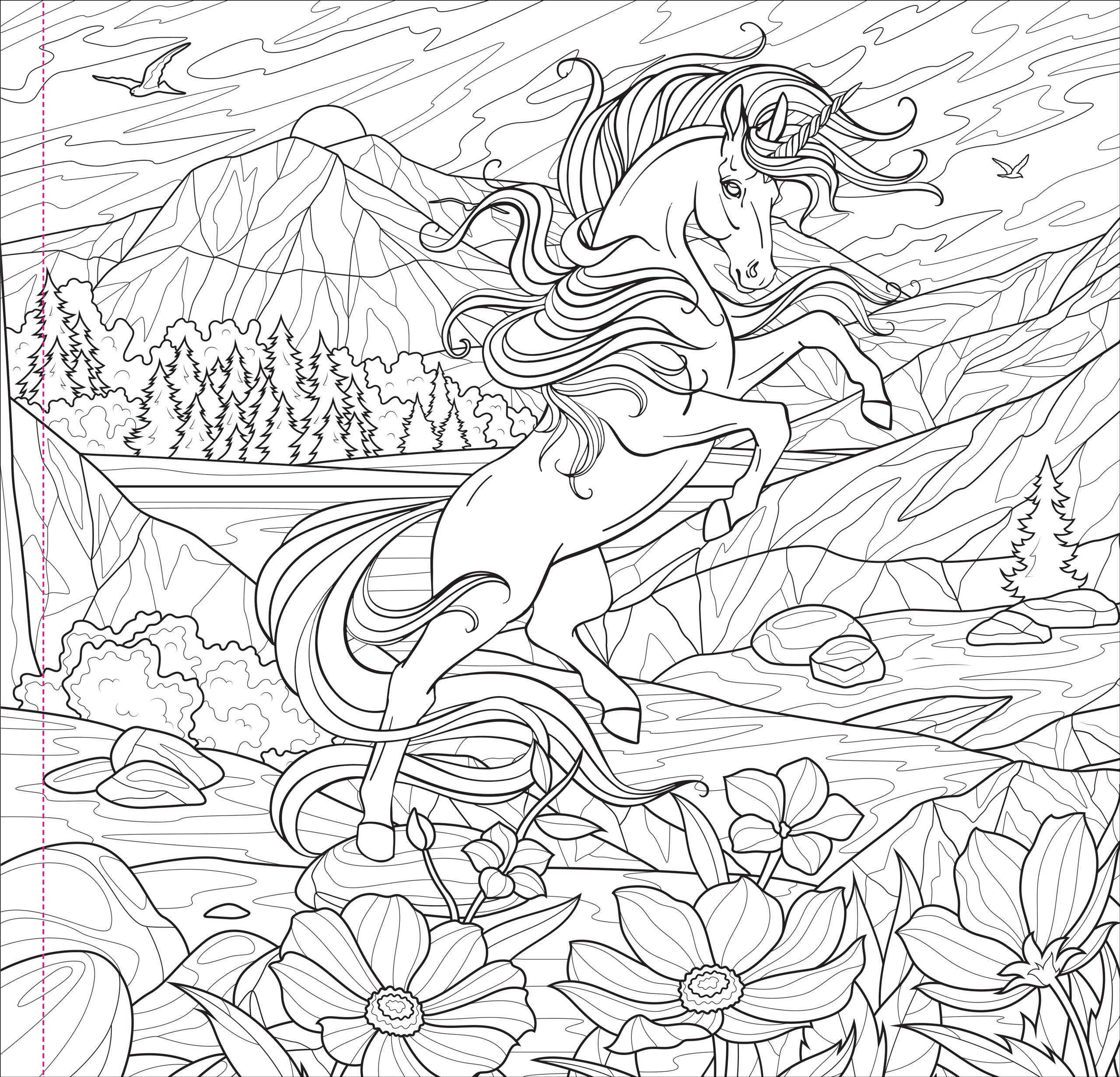 Enchanted Kingdom Adult Coloring Book - Image 3
