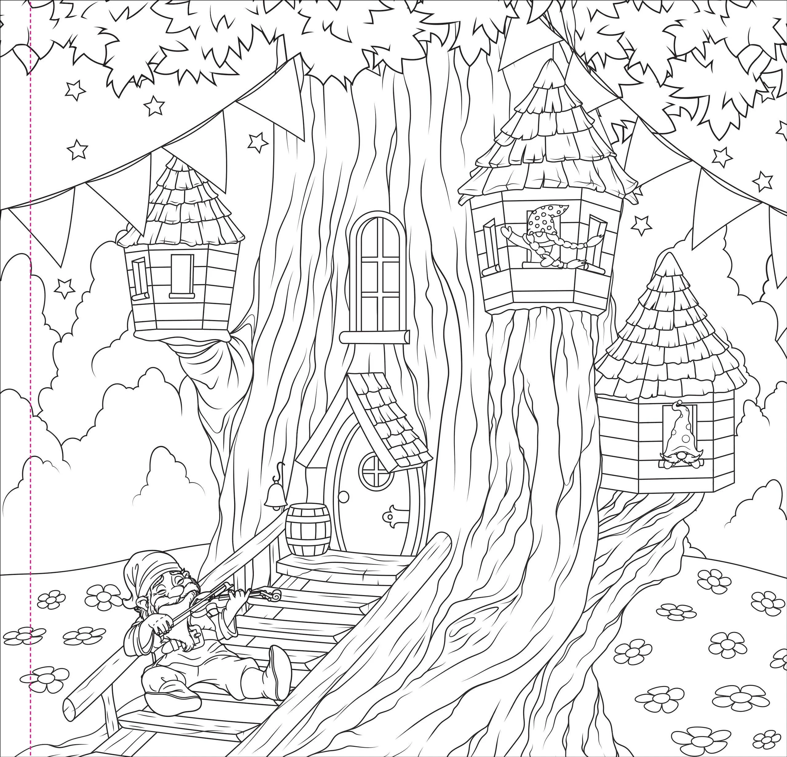 Enchanted Kingdom Adult Coloring Book - Image 4