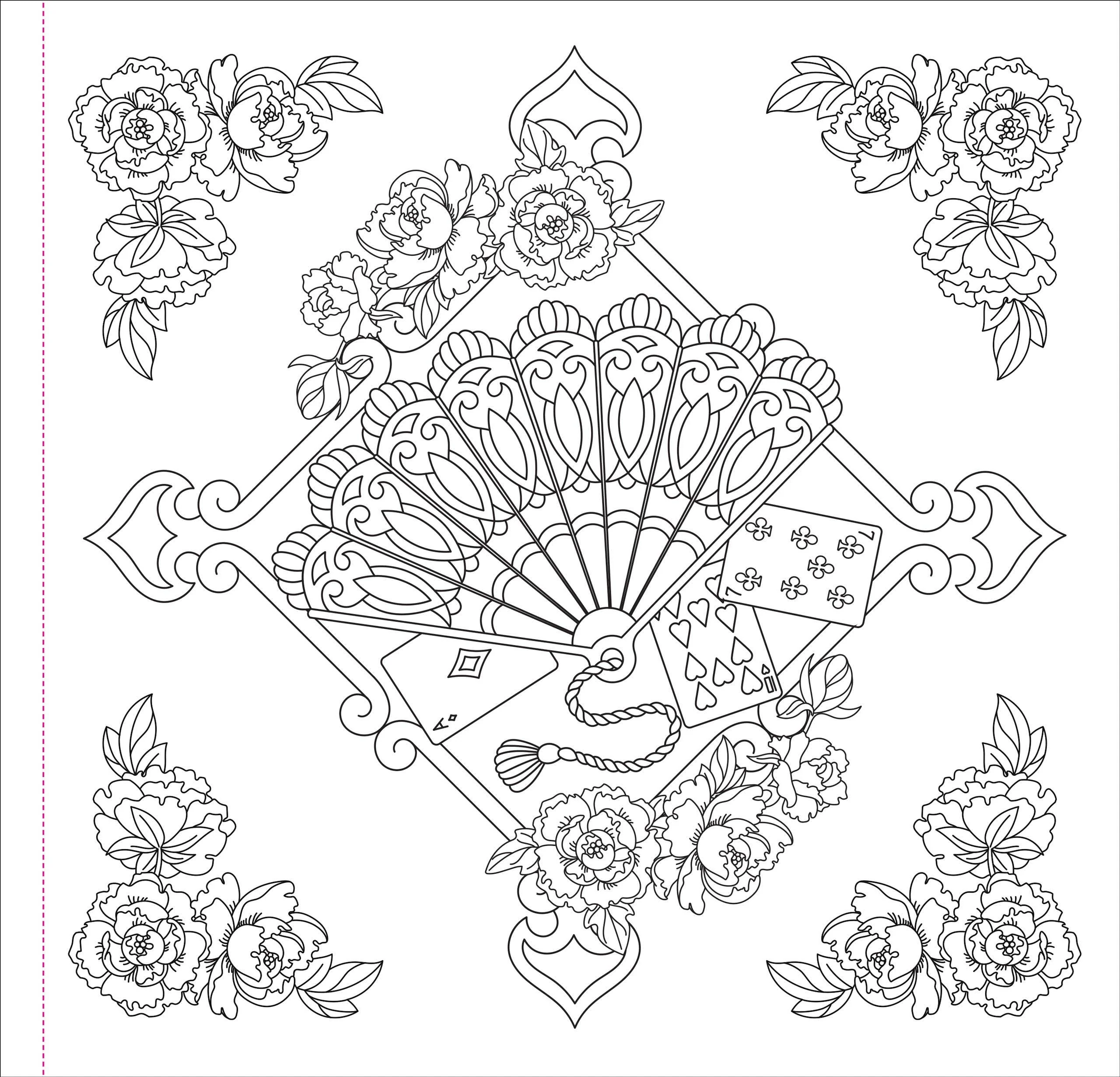 Ephemera Adult Coloring Book - Image 2