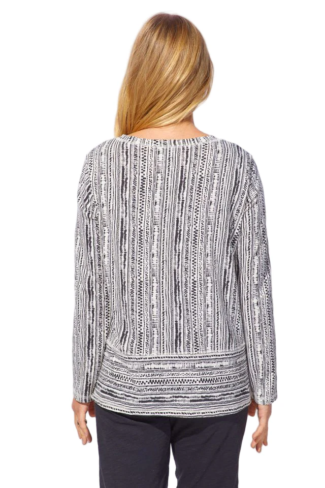 Escape Peruvian Cotton Woodblock Print Easy Tee (2 Colors) (15144) - Image 2
