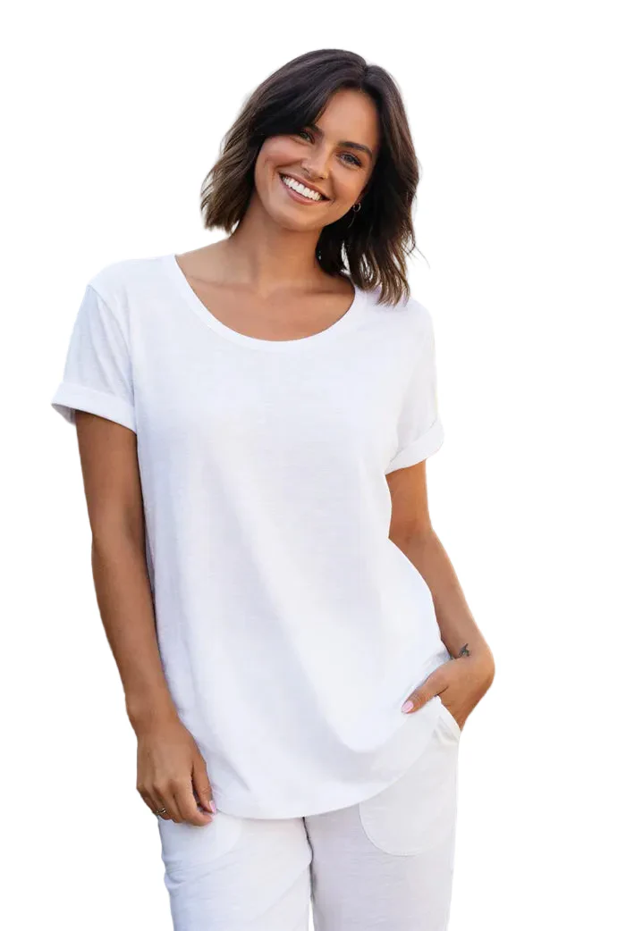 Escape Cotton Slub Take It Easy Tee (10034)(6 Colors) - Image 3