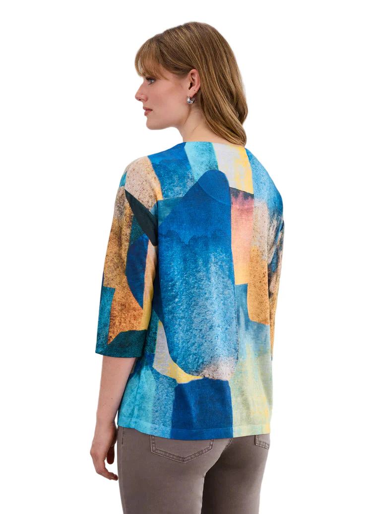 FDJ French Dressing Drop Shoulder Brick Lane Top  (3910451) - Image 2
