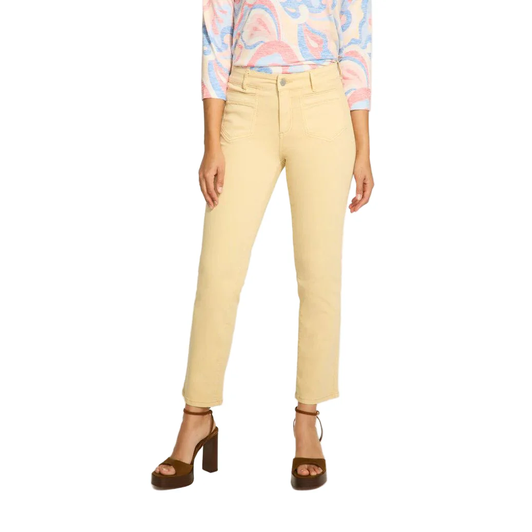 FDJ French Dressing Christina Yellow Straight Leg Jeans - Image 2