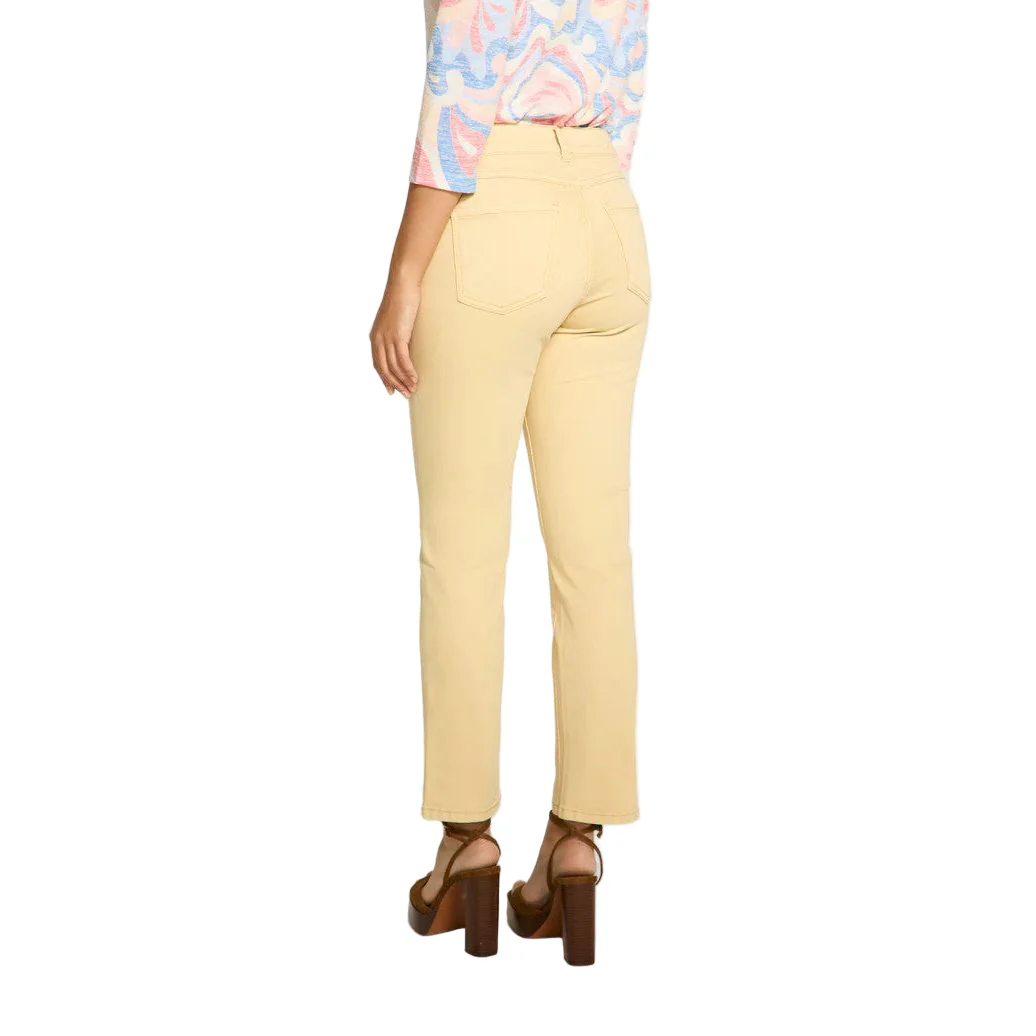 FDJ French Dressing Christina Yellow Straight Leg Jeans - Image 4