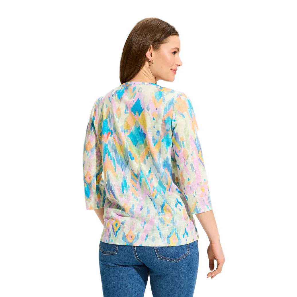 FDJ French Dressing Definitely Notch Neck Top - Image 2