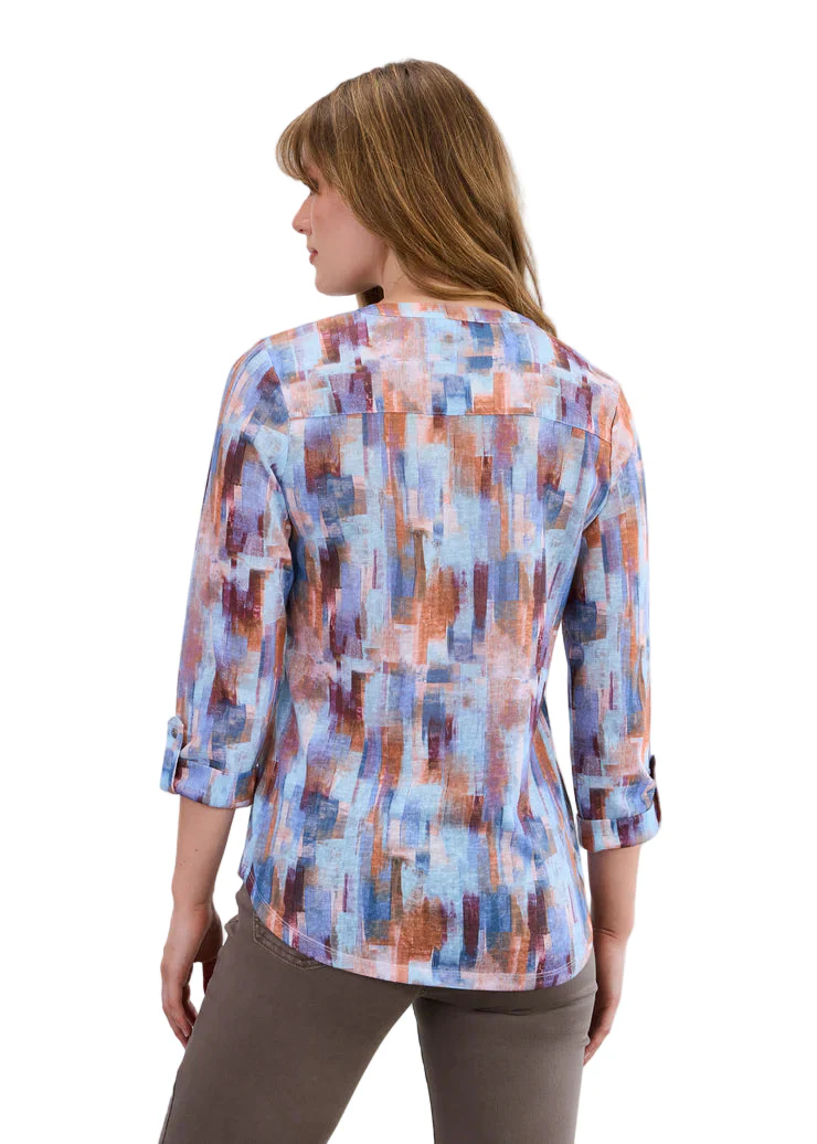 FDJ French Dressing Henley Rookery Henley Top (3771451) - Image 2