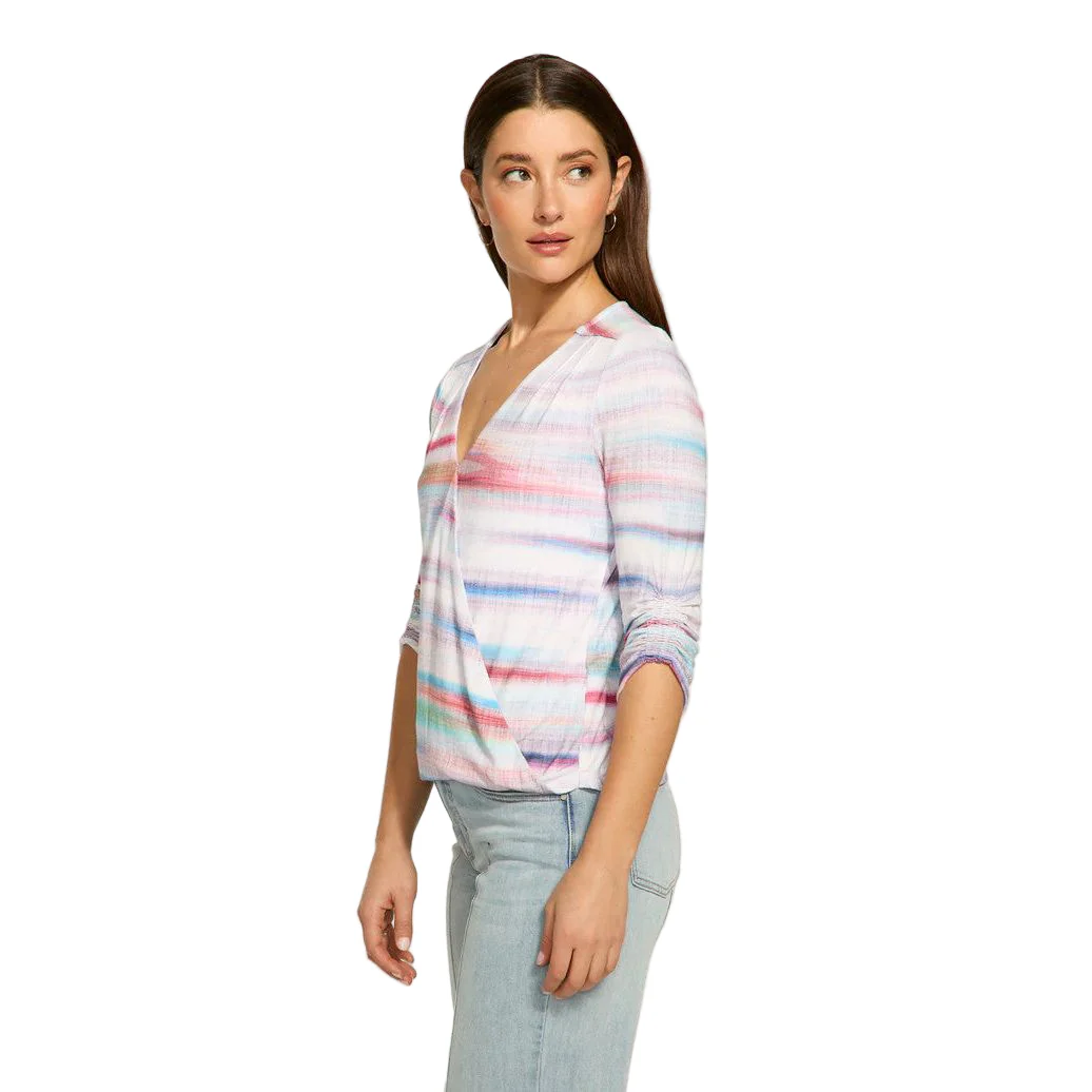 FDJ French Dressing Ink Paper Print Wrap Top - Image 2