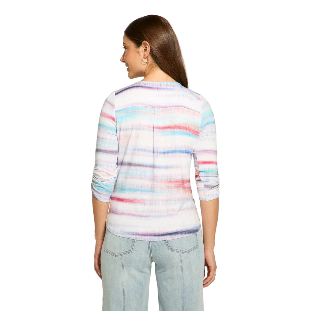FDJ French Dressing Ink Paper Print Wrap Top - Image 3