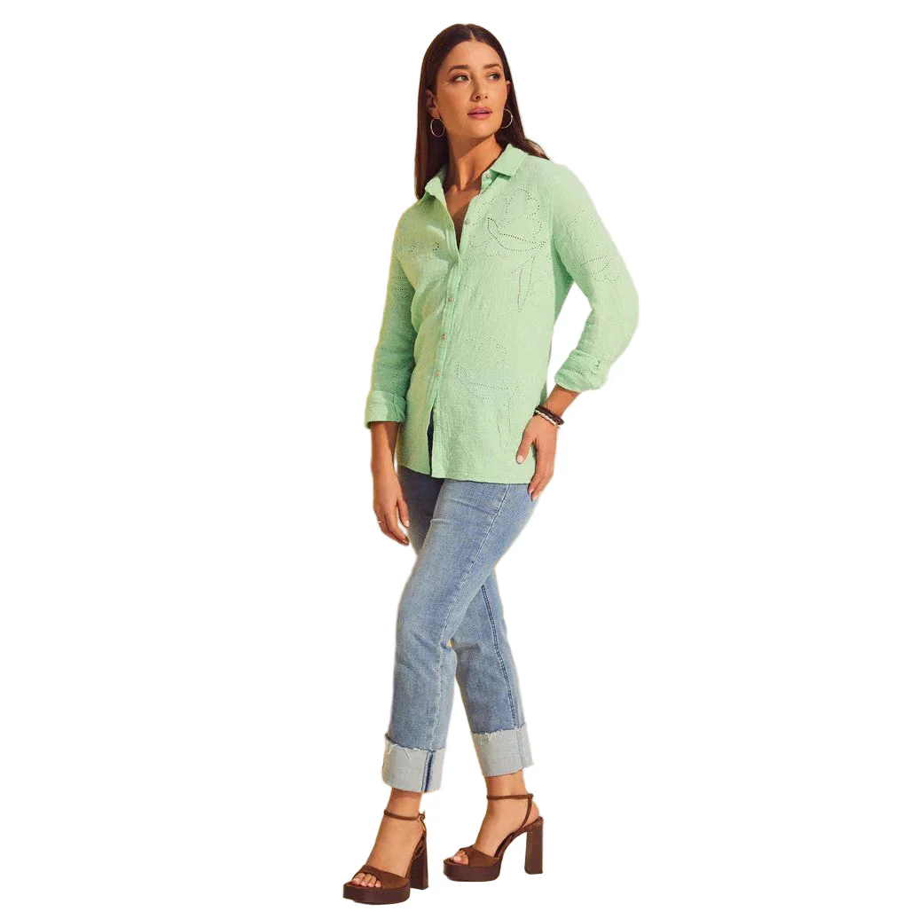 FDJ French Dressing  Light Patina Eyelet Tunic - Image 2