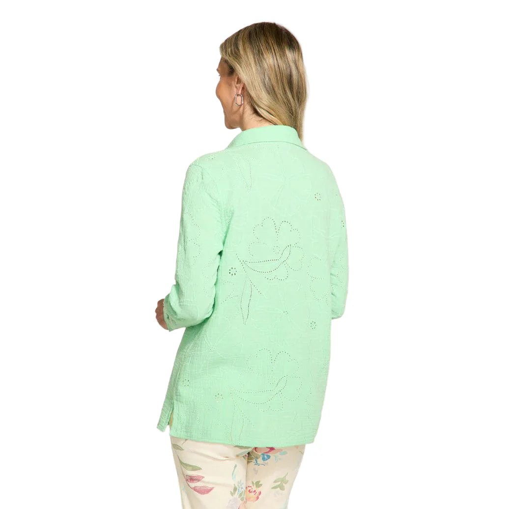 FDJ French Dressing  Light Patina Eyelet Tunic - Image 4