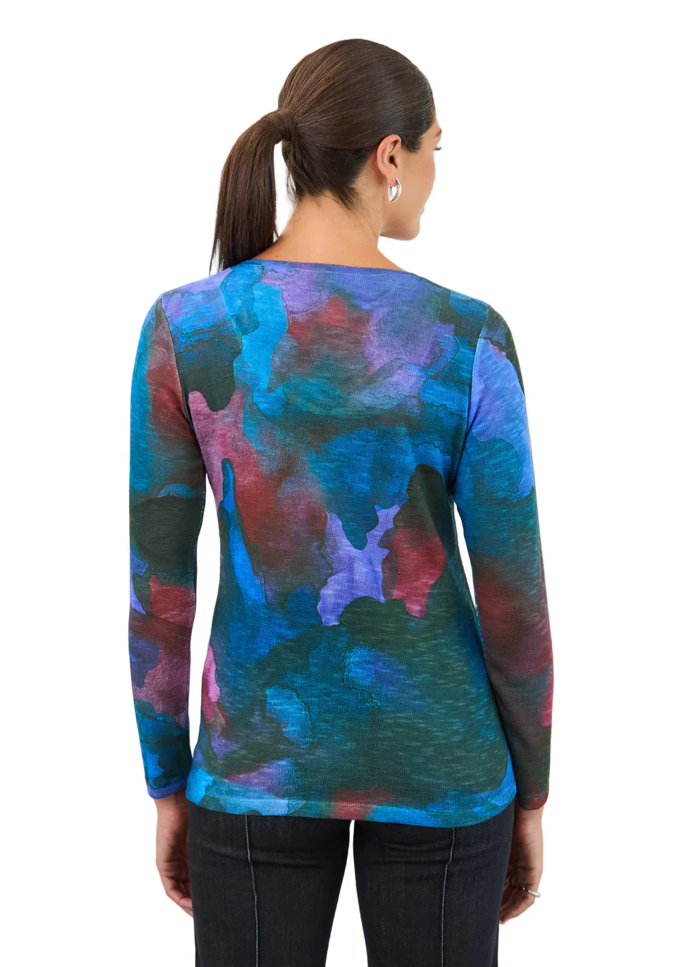 FDJ French Dressing Long Sleeve V-Neck Top (Gemma) - Image 2