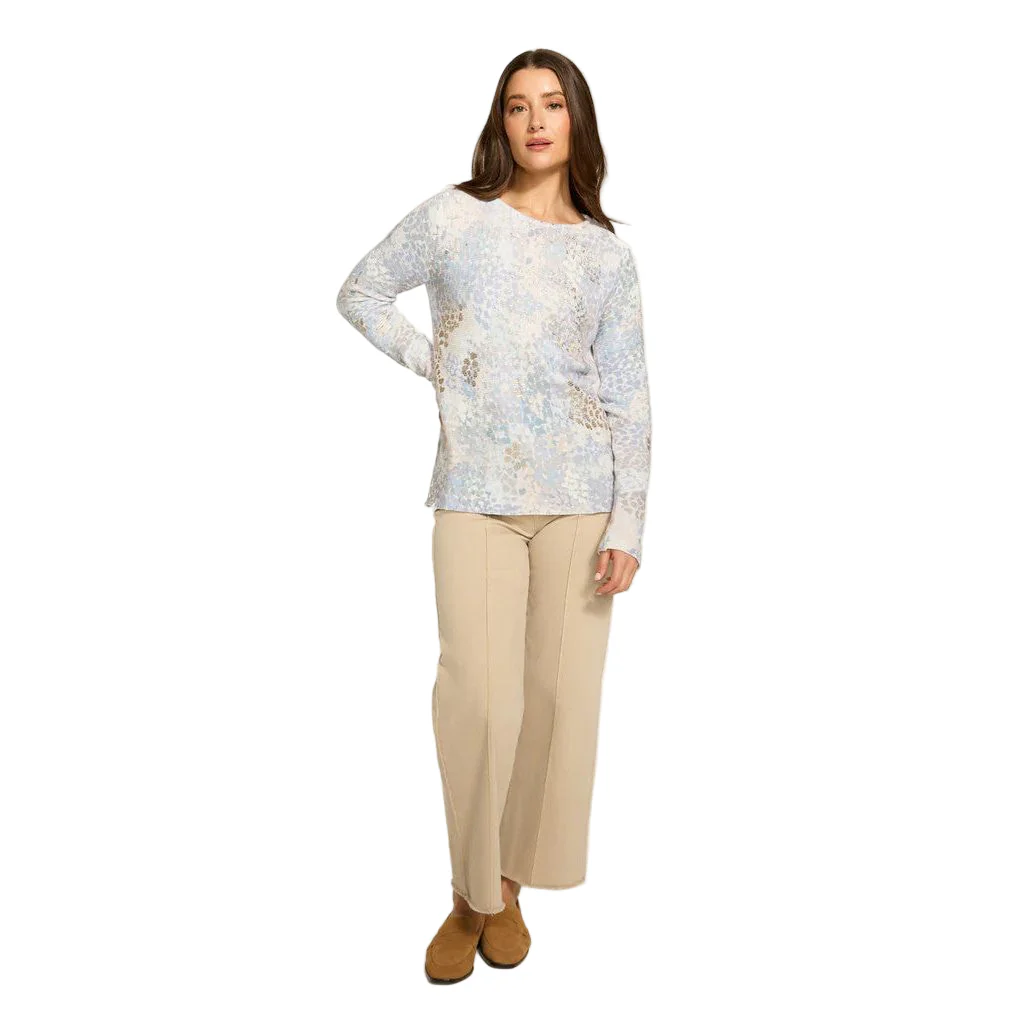FDJ French Dressing Metallic Spectral Neutral Print Sweater - Image 3