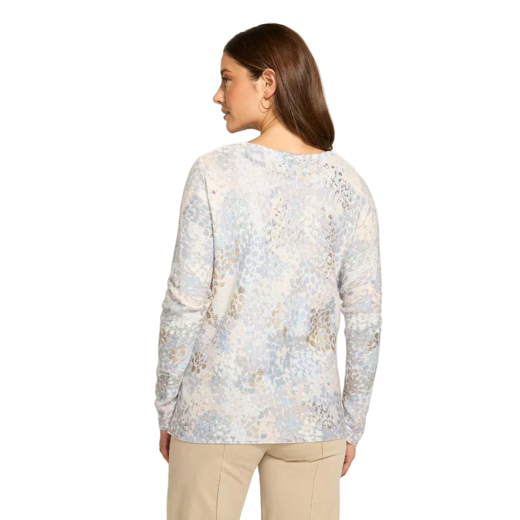 FDJ French Dressing Metallic Spectral Neutral Print Sweater - Image 4