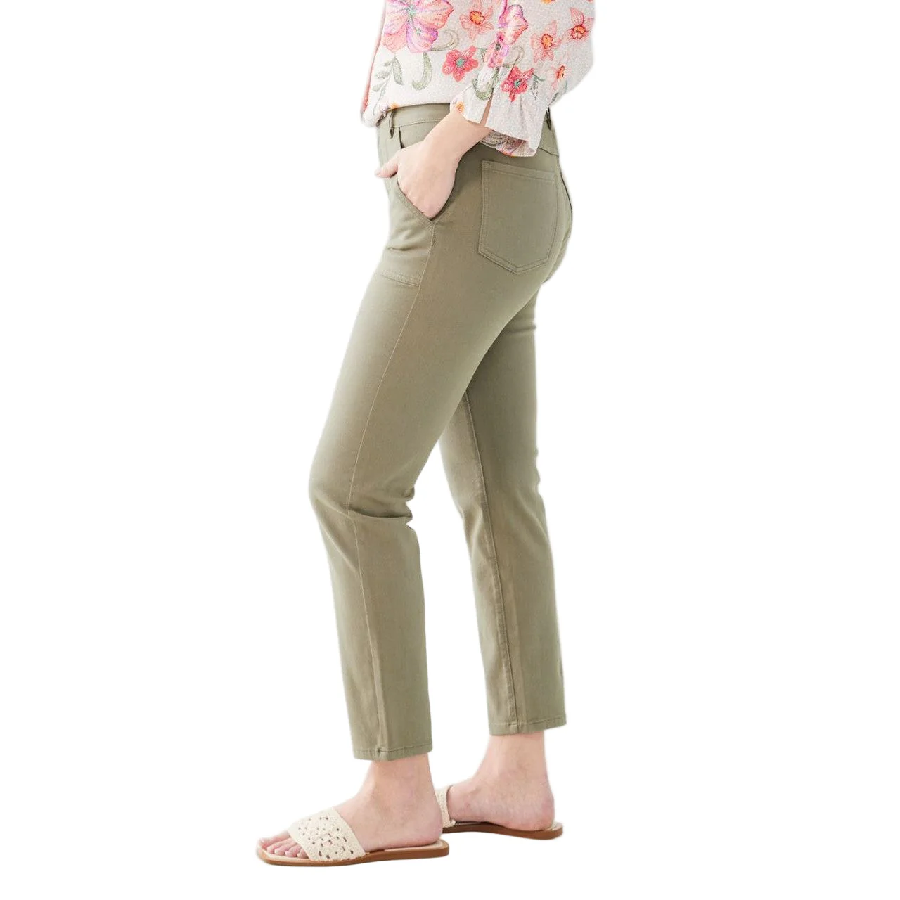 FDJ French Dressing Olivia Euro Twill Pencil Carpenter Ankle Pants (3 Colors) (2232511) - Image 3