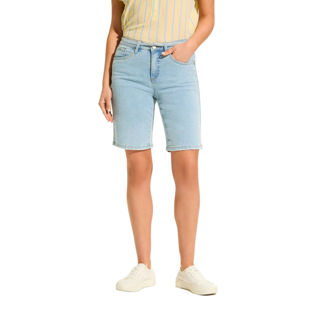 FDJ French Dressing Olivia Powder Wash Bermuda Jean Shorts - Image 2