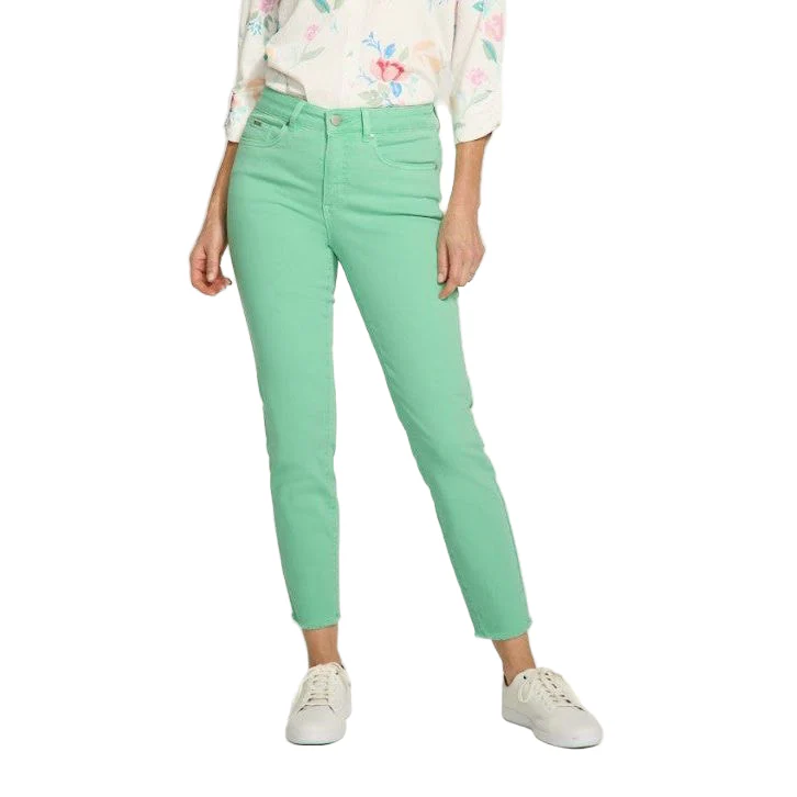 FDJ French Dressing Olivia Slim Ankle Fringe Hem Jeans (Multiple Colors) - Image 4
