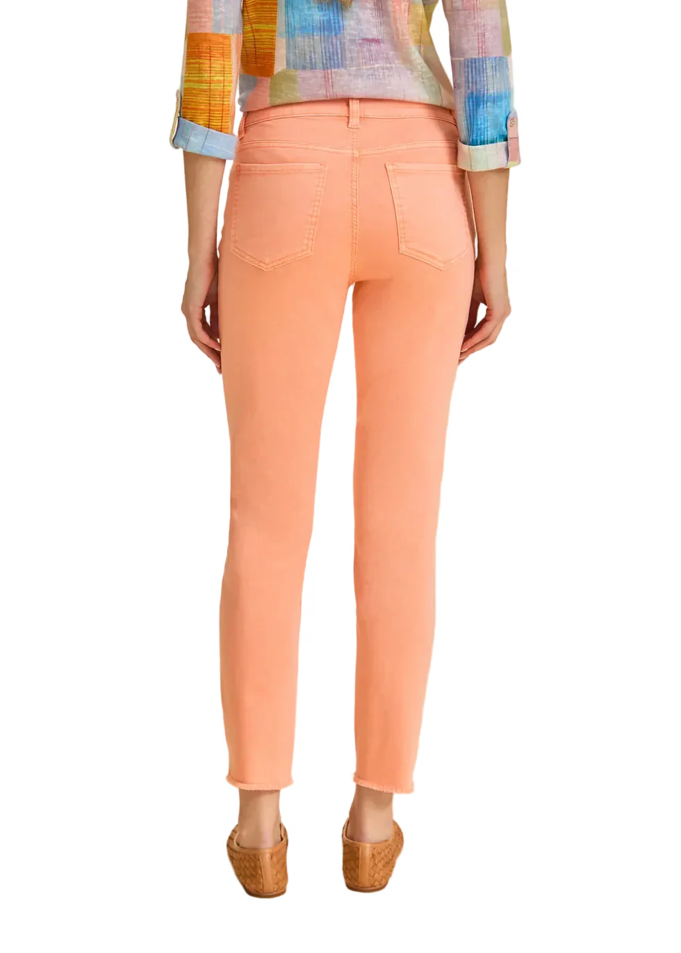 FDJ French Dressing Olivia Slim Ankle Jean (2682511)(Cantaloupe) - Image 2