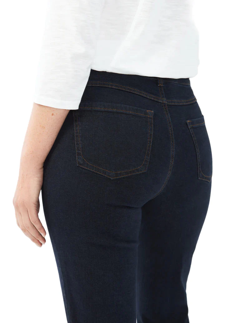 FDJ French Dressing Olivia Straight Leg Jeans (DRK WASH) - Image 3