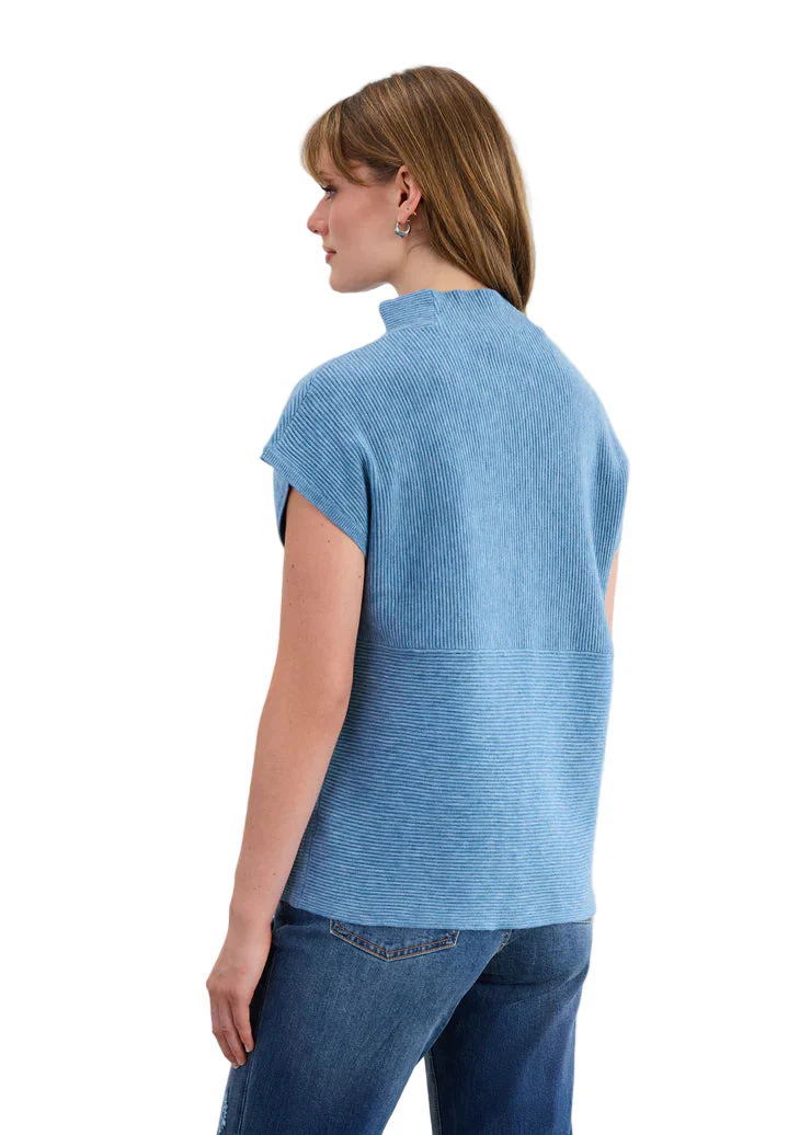 FDJ French Dressing Ottoman Textured Sweater (1012333)(Indigo) - Image 2