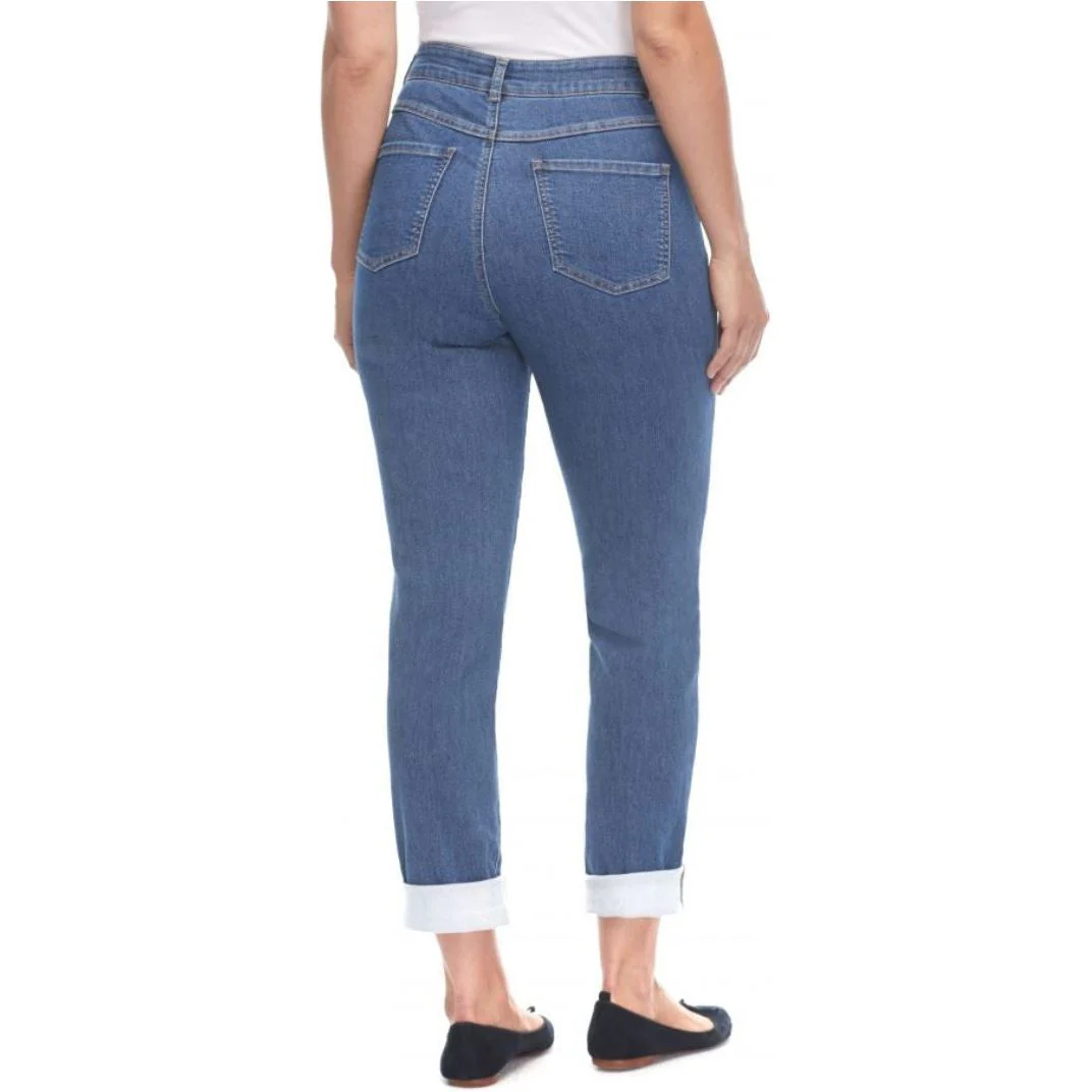 FDJ French Dressing Petite Suzanne Cuffed Straight Leg Jeans (8726953) - Image 2