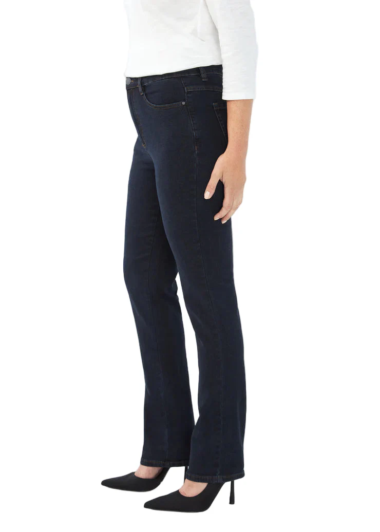 FDJ French Dressing Petite Suzanne Straight Leg Jeans (DRK WASH) - Image 2