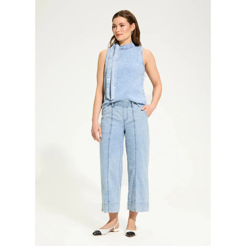 FDJ French Dressing Pull-On Powder Wash Crop Jeans - Image 2