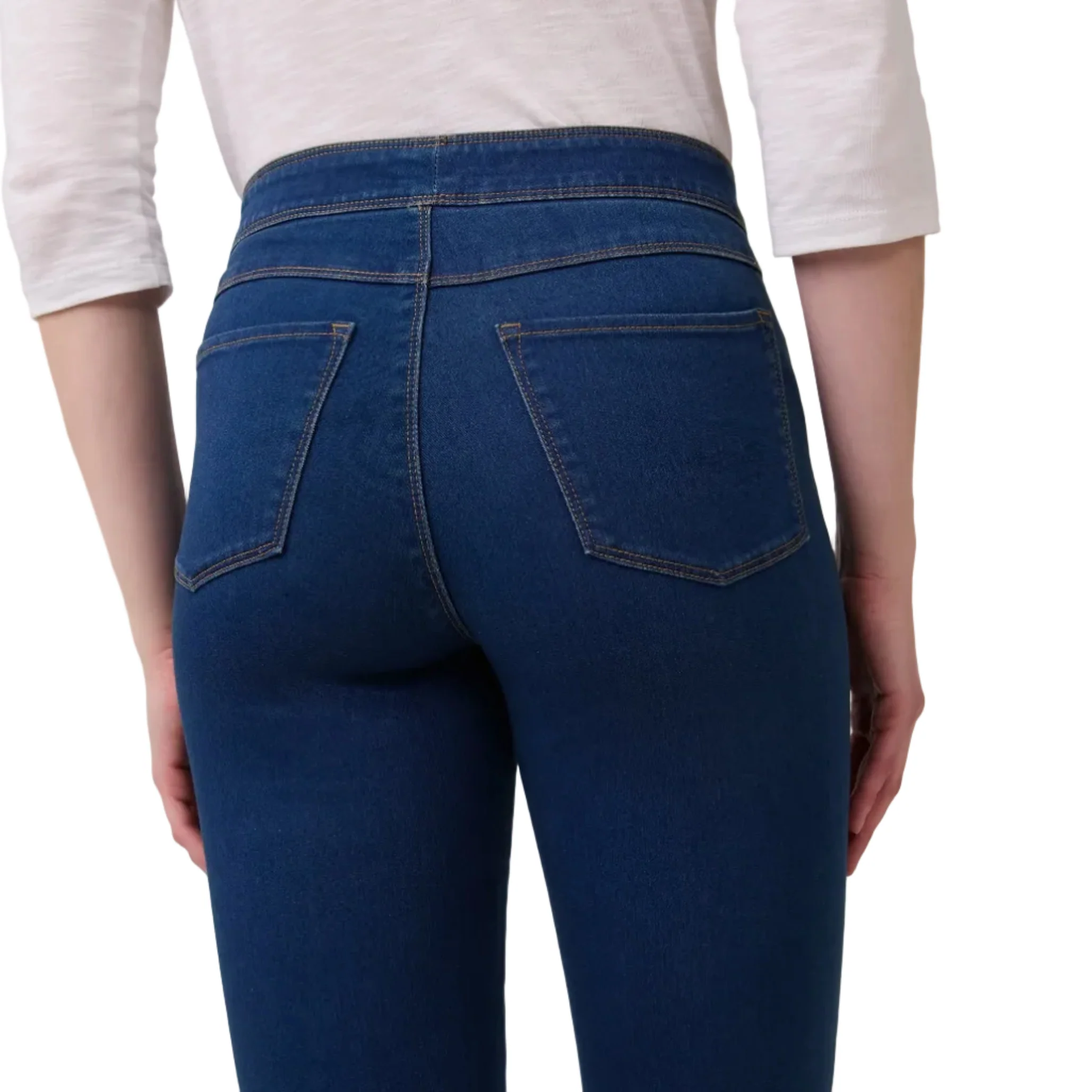FDJ French Dressing Pull-On Straight Leg  Jean (291106N)(Indigo) - Image 3