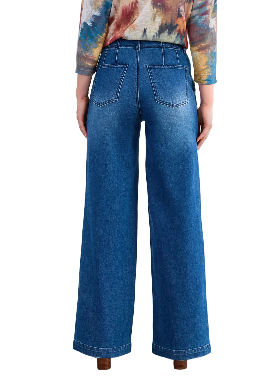 FDJ French Dressing Suzanne Wide Trouser (6894843)(Dark Wash) - Image 2