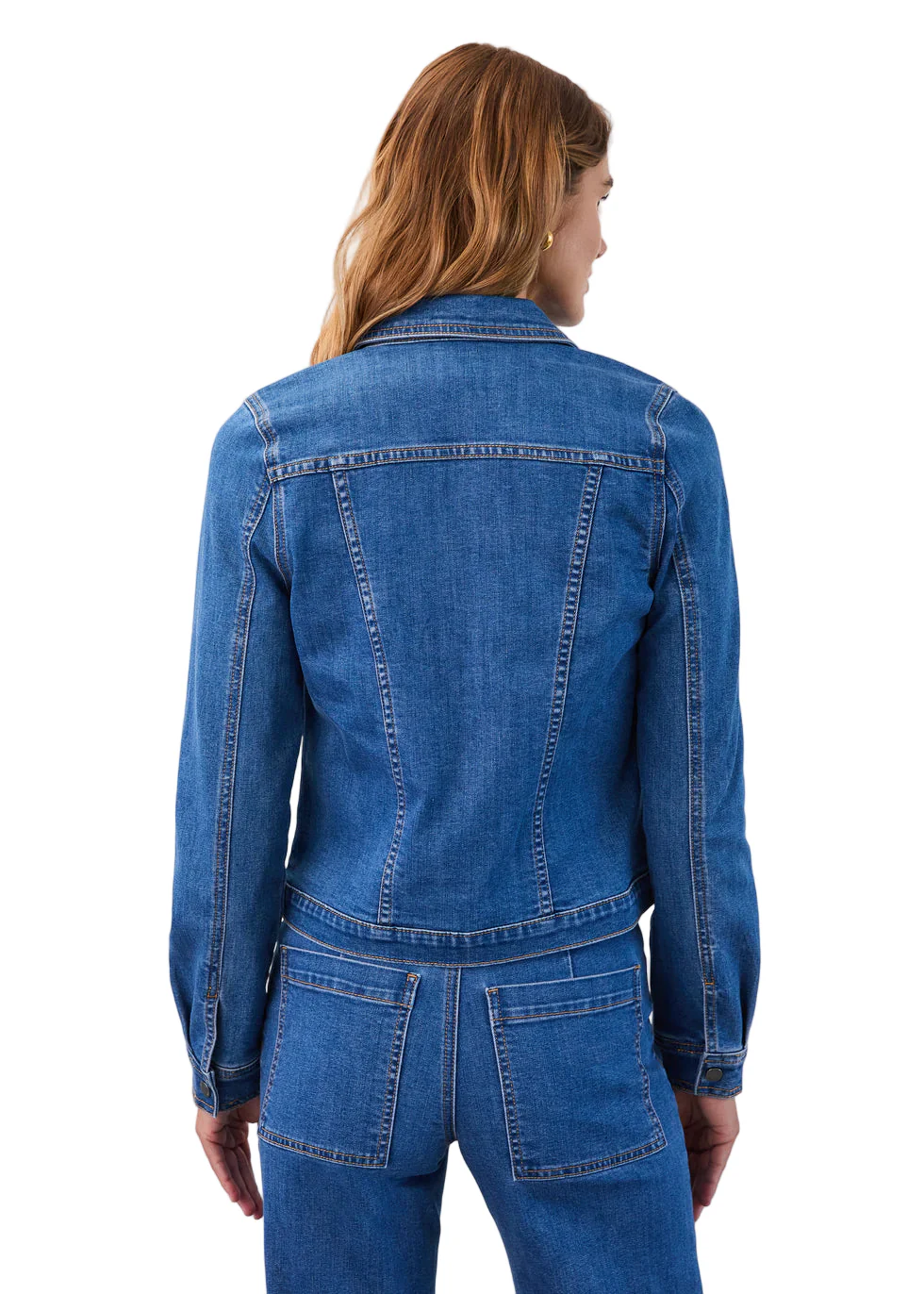 FDJ French Dressing Basic Denim Jacket (Med Wash) - Image 2