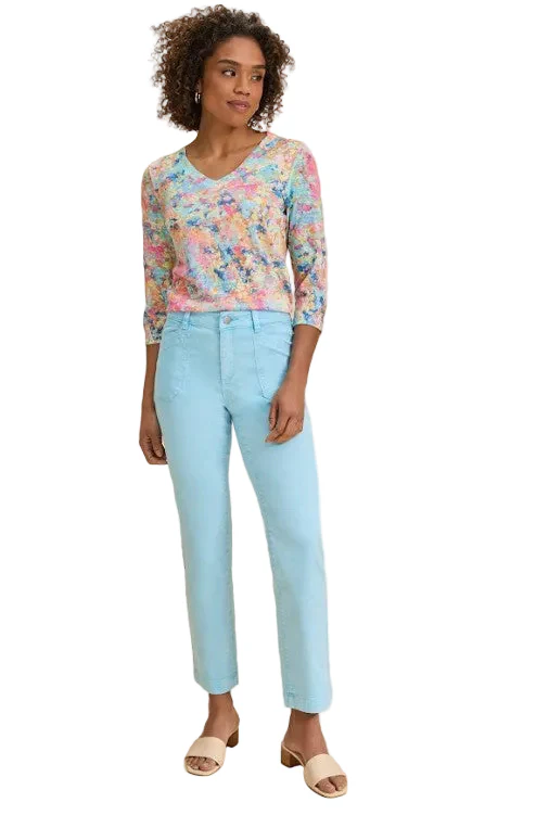 FDJ French Dressing Sparkles Print V-Neck Top - Image 3