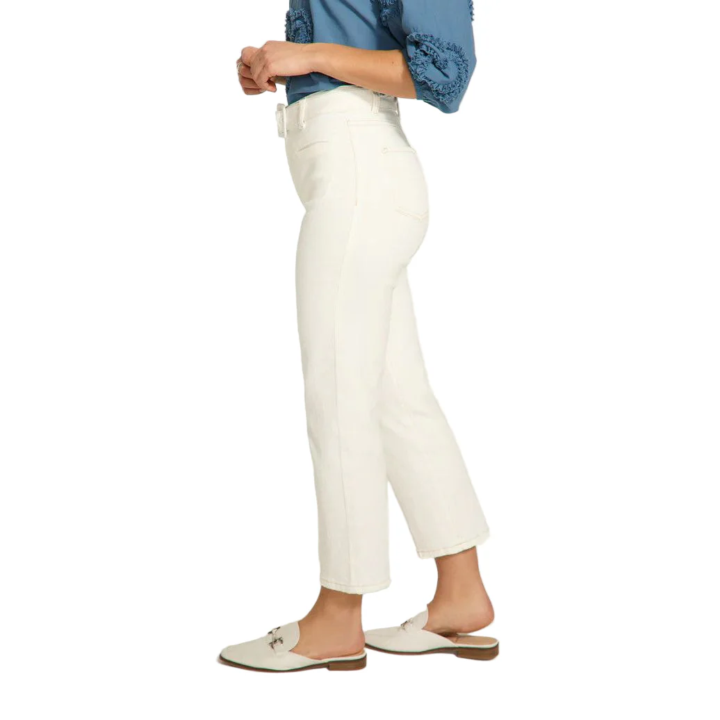 FDJ French Dressing Suzanne Belted Straight Crop Pant (IVRY) - Image 3