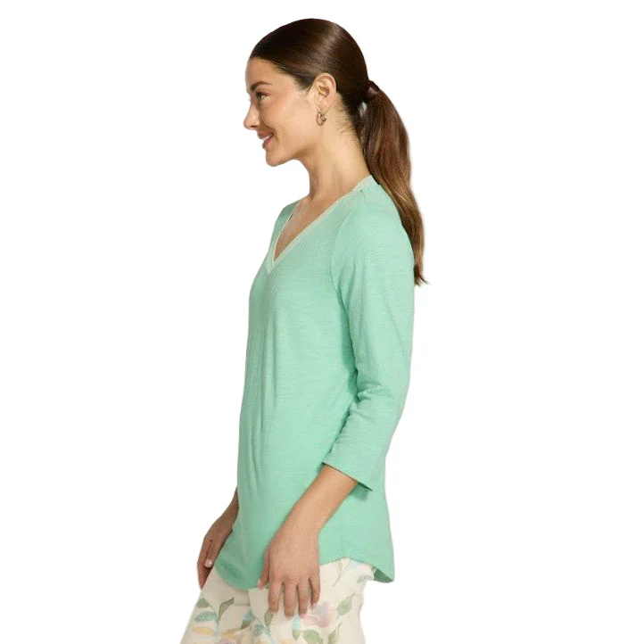 FDJ French Dressing V-Neck Solid Top (4 Colors) - Image 2