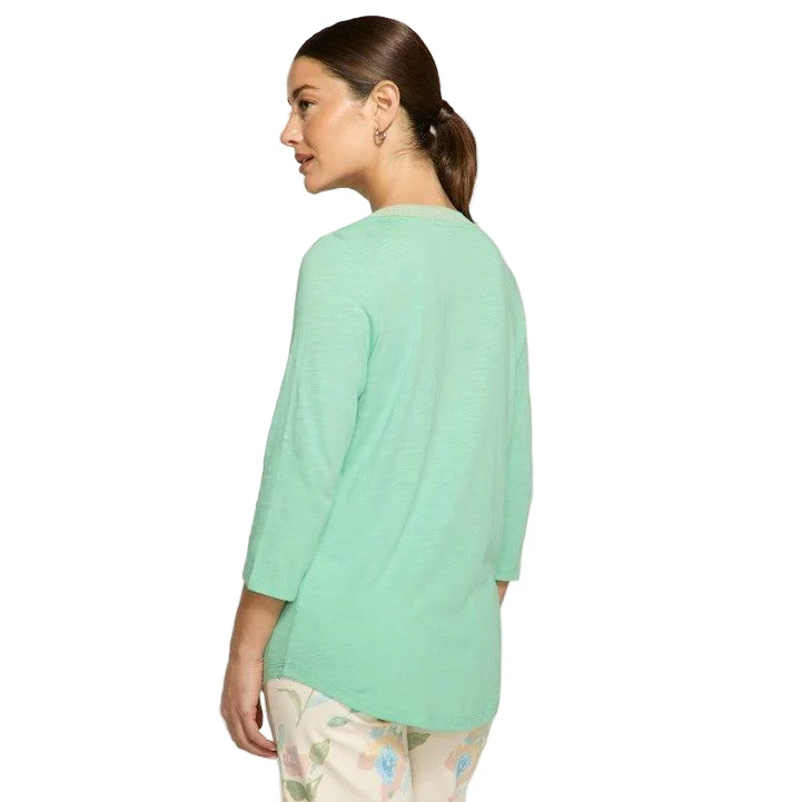FDJ French Dressing V-Neck Solid Top (4 Colors) - Image 3