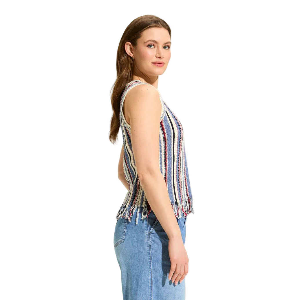 FDJ French Dressing Vertical Stripe Cami Sweater - Image 3