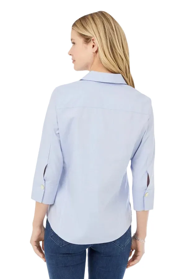 Foxcroft Paityn Essential Shirt (158998) (Blue Wave) - Image 2