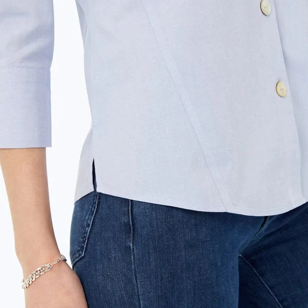 Foxcroft Paityn Essential Shirt (158998) (Blue Wave) - Image 3