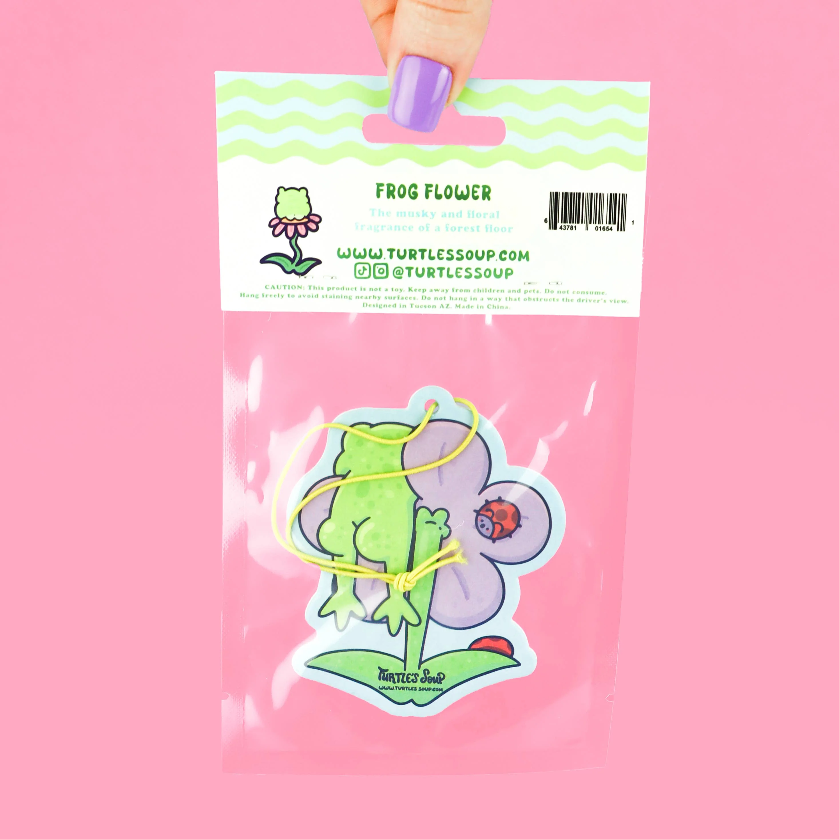 Frog Booty Car Vehicle Scented Air Freshener - Image 2