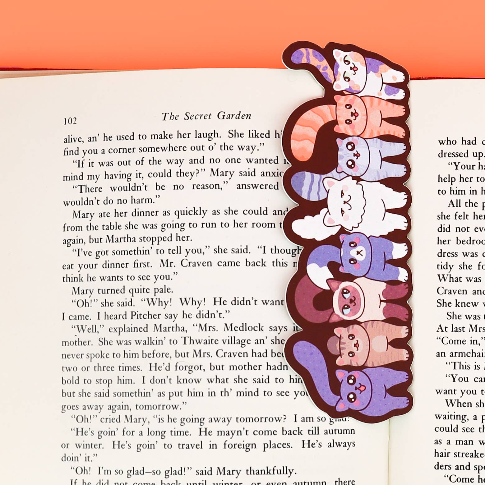 Funny Cat Butts Book Lover Kitty Bookmark - Image 2