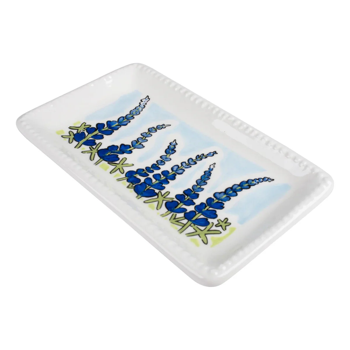 Glory Haus Ceramic Bluebonnet Trinket Tray - Image 2