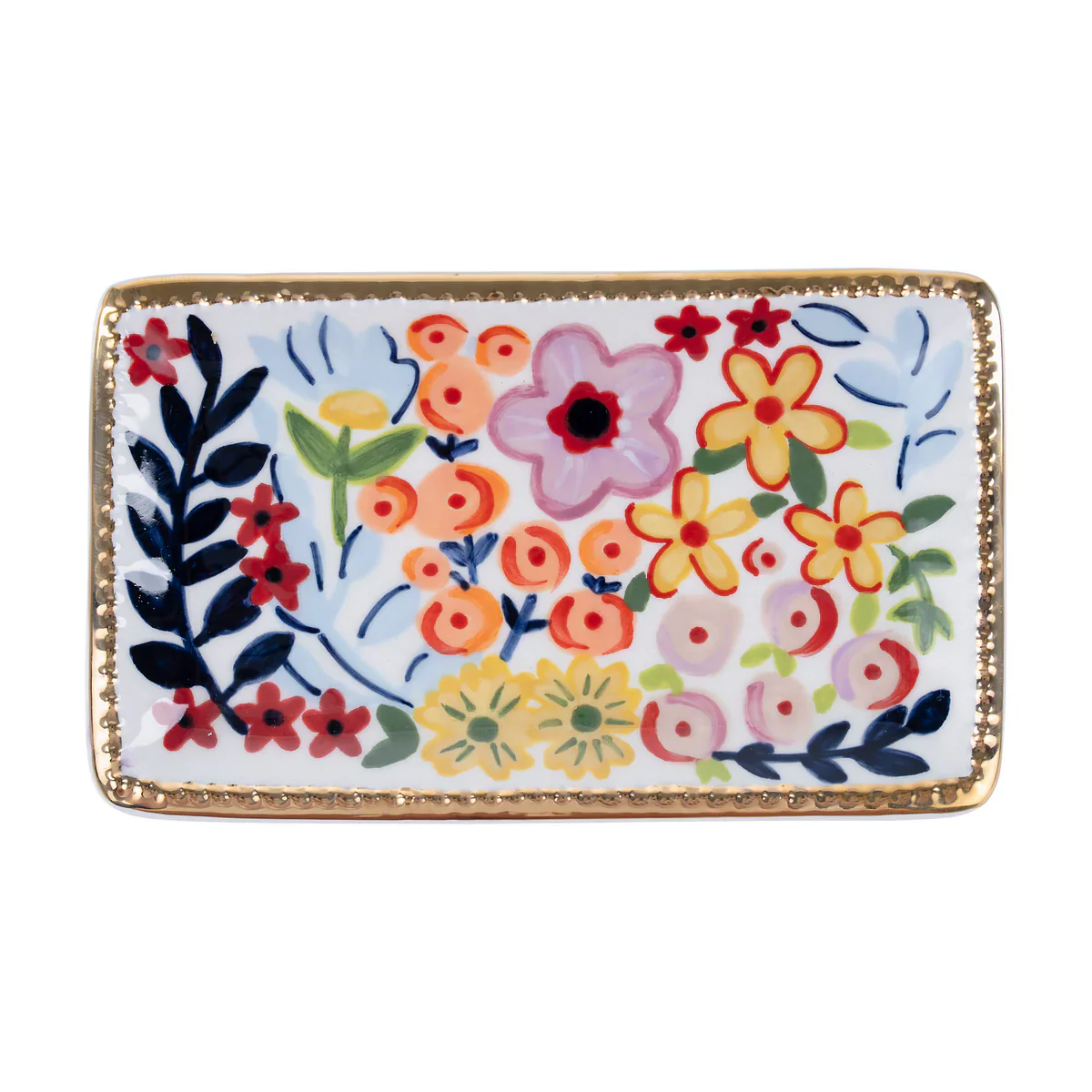 Glory Haus Ceramic Petals and Posies Trinket Tray - Image 2