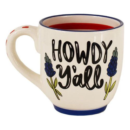 Glory Haus Howdy Y'all Bluebonnet Truck Ceramic Mug - Image 3