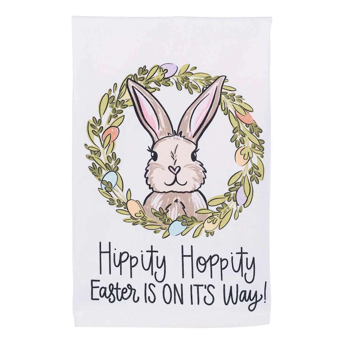 Glory Haus Hippity Hoppity Easter is on It's Way Tea Towel (70170505)