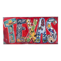 Glory Haus TEXAS Word Art Canvas - Image 3