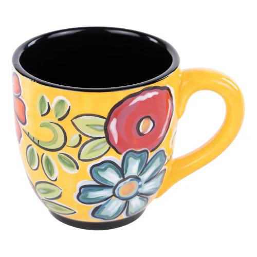 Glory Haus Yellow Floral Mug - Image 3